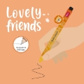 Εικόνα της Στυλό Gel decorative Lion - Lovely Friends Legami
