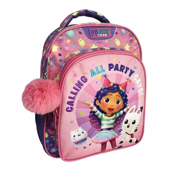 Picture of Backpack Preschool Gabbys Dollhouse Calling All Party Cats Must Team 2 Cases