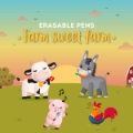Εικόνα της Σετ 4 στυλο τζελ που σβήνουν Back2School Limited Edition - Farm Sweet Farm Legami