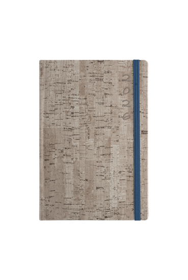 Picture of CALENDAR DAILY ECO SEMI-FLEXIBLE WITH RUBBER 17X24 BEIGE 2026