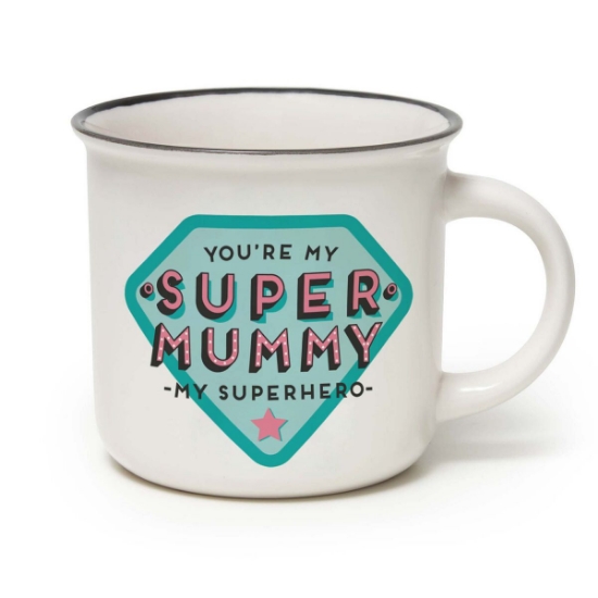 Picture of Porcelain Mug - Super Mummy - Cup-Puccino Legami