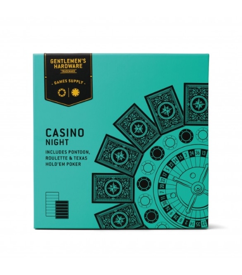 Picture of Casino Roulette & Poker Set – Gentlemen’s Hardware – Casino Night Set