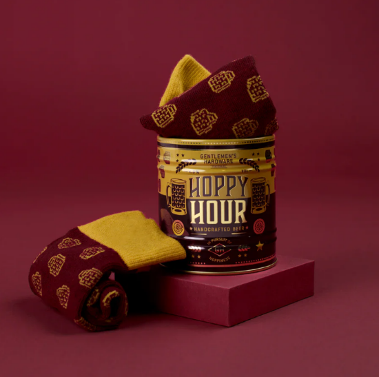 Picture of Socks In A Can - Beer Hoppy Hour Gentlemen's Hardware