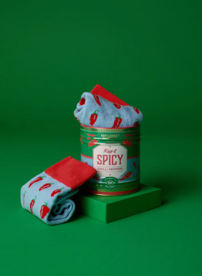 Picture of Socks In A Can - Chillies Keep it Spicy Gentlemen's Hardware