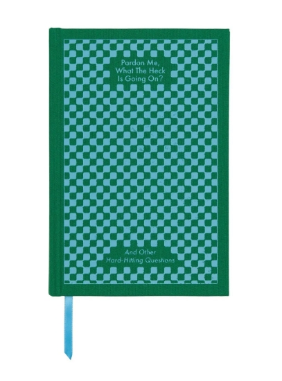 Εικόνα της Σημειωματάριο σκληρόδετο υφασμάτινη επένδυση Α5 Self Help Section Designworks Ink - Pardon Me, What the Heck is going on?