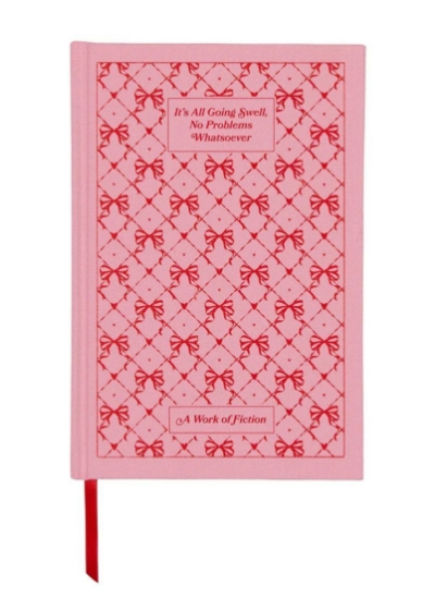 Εικόνα της Σημειωματάριο σκληρόδετο υφασμάτινη επένδυση Α5 Self Help Section Designworks Ink - It's All Going Swell, No Problems Whatsoever