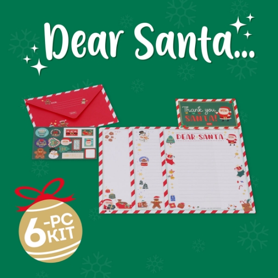 Εικόνα της Γράμμα στον Άγιο Βασίλη - Santa Claus Letter Kit Legami