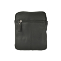 Picture of Leather Shoulder Bag 17x20x6 cm – Daston Black