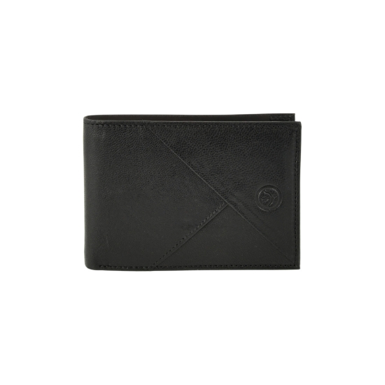 Εικόνα της Πορτοφόλι Δερμάτινο Daston Μαύρο