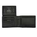 Εικόνα της Πορτοφόλι Δερμάτινο Daston Μαύρο