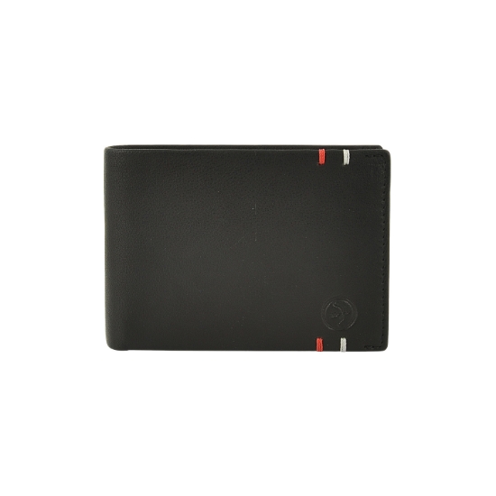 Εικόνα της Πορτοφόλι Δερμάτινο Daston Μαύρο