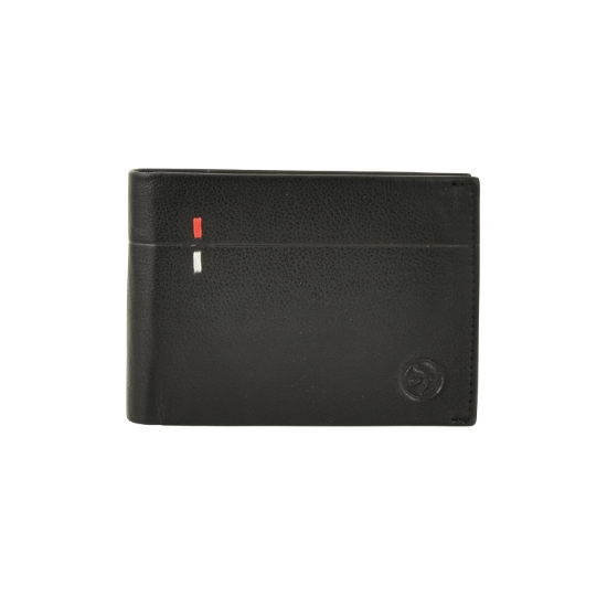 Εικόνα της Πορτοφόλι Δερμάτινο Daston Μαύρο