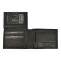 Εικόνα της Πορτοφόλι Δερμάτινο Daston Μαύρο