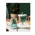 Picture of Christmas Glass Mug with Lid 300 ml