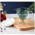 Picture of Christmas Glass Mug with Lid 300 ml