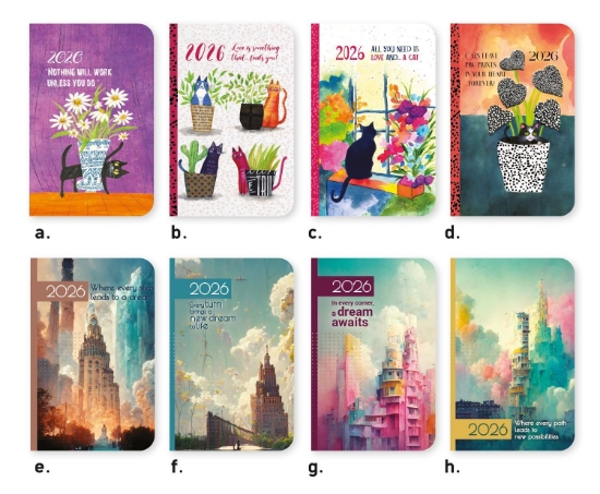 Εικόνα της ΑΤΖΕΝΤΑ SILHOUETTE ΜΕΣΑΙΑ 7Χ10,5 2026