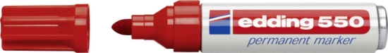 Picture of EDDING 550 PERMANENT MARKER RED