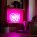 Εικόνα της Επιγραφή LED με εφέ Neon All You Need is Love - It's A Sign Legami