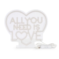 Εικόνα της Επιγραφή LED με εφέ Neon All You Need is Love - It's A Sign Legami