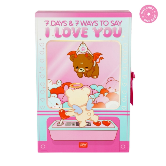 Εικόνα της Advent Calendar Κουτί με 7 Εκπλήξεις - Valentine's 2026 Countdown - 7 Days & 7 Ways to Say I Love You Legami