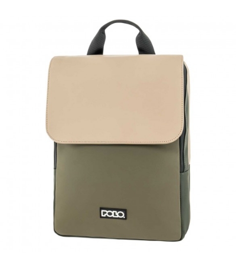 Εικόνα της ΣΑΚΙΔΙΟ ΠΛΑΤΗΣ POLO BREEZE TRICOLOR OLIVE-BEIGE 2026 902062-6600