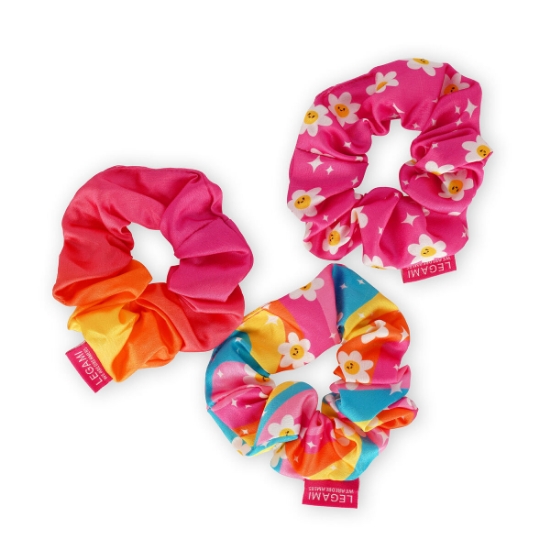 Εικόνα της Σετ 3 Λαστιχάκια Μαλλιών Scrunchies Daisy – Hair We Are! Legami