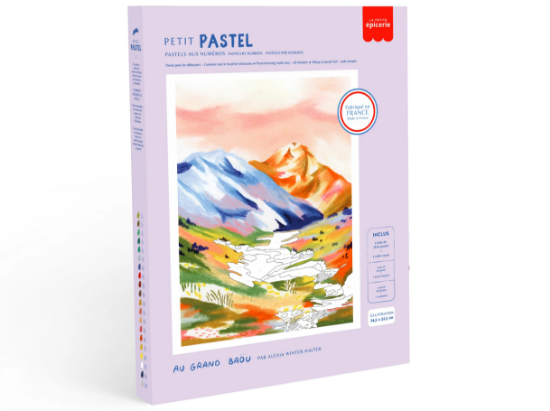 Εικόνα της Σετ ζωγραφικής Petite Pastel - Ζωγραφική με λαδοπαστέλ με αριθμούς Aou Grand Baou La Petite Epicerie