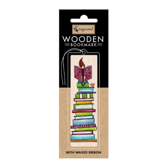 Εικόνα της Σελιδοδείκτες Cozywood Bookmark Ξύλινοι READER - BOOKS