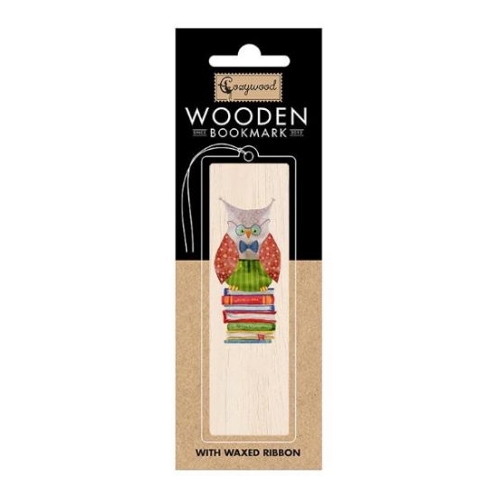 Εικόνα της Σελιδοδείκτης Cozywood Bookmark Ξύλινος OWLET - BOOKS