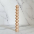 Picture of Handmade Easter Candle Pearls Beige Scented