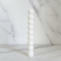 Picture of Handmade Easter Candle Pearls White Scented