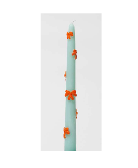 Picture of Handmade Easter Bow 3D Mint - Orange