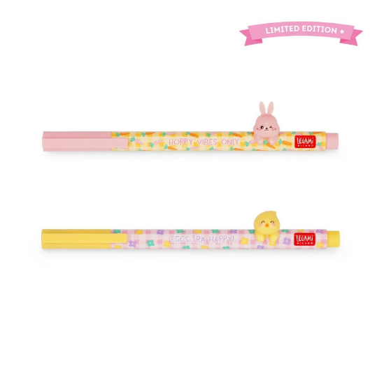 Εικόνα της Στυλό Gel Σετ 2 τεμ Hoppy Easter - Lovely Friends Limited Edition Legami