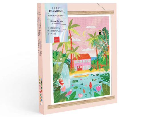 Εικόνα της Σετ ζωγραφικής Petite Diamond - Ζωγραφική με διαμάντια Dream Home by Laura Lhuillier La Petite Epicerie