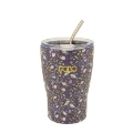 Εικόνα της ΚΟΥΠΑ ΘΕΡΜΟΣ POLO PURPLE WITH FLOWERS COFFEE MUG 350ML 949024-8482