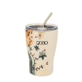 Εικόνα της ΚΟΥΠΑ ΘΕΡΜΟΣ POLO BEIGE WITH FLOWERS COFFEE MUG 350ML 949024-8481