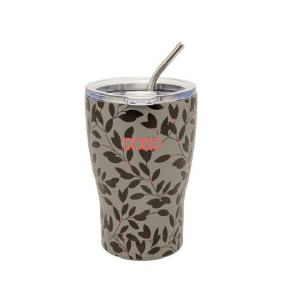 Εικόνα της ΚΟΥΠΑ ΘΕΡΜΟΣ POLO GRAY WITH BLACK FLOWERS COFFEE MUG 350ML 949024-8483