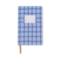 Εικόνα της Σημειωματάριο σκληρόδετο 13x21 Tulip Designworks Ink - Blue Lattice
