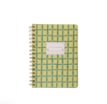 Εικόνα της Σημειωματάριο σκληρόδετο A5 Tulip Twin Wire Designworks Ink - Green Lattice