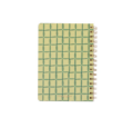 Εικόνα της Σημειωματάριο σκληρόδετο A5 Tulip Twin Wire Designworks Ink - Green Lattice