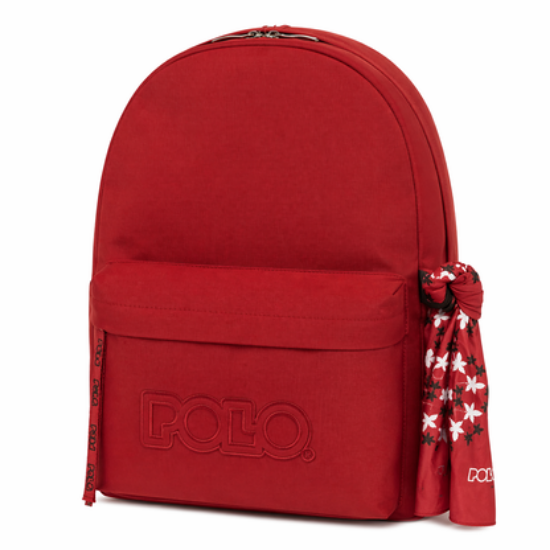Εικόνα της ΣΑΚΙΔΙΟ POLO ΠΛΑΤΗΣ ΜΟΝΟ CHERRY RED 2026 901135-3001
