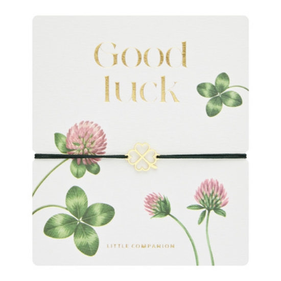 Εικόνα της Βραχιόλι Τετράφυλλο Τριφύλλι GOOD LUCK “Little Companion” Επιχρυσωμένο