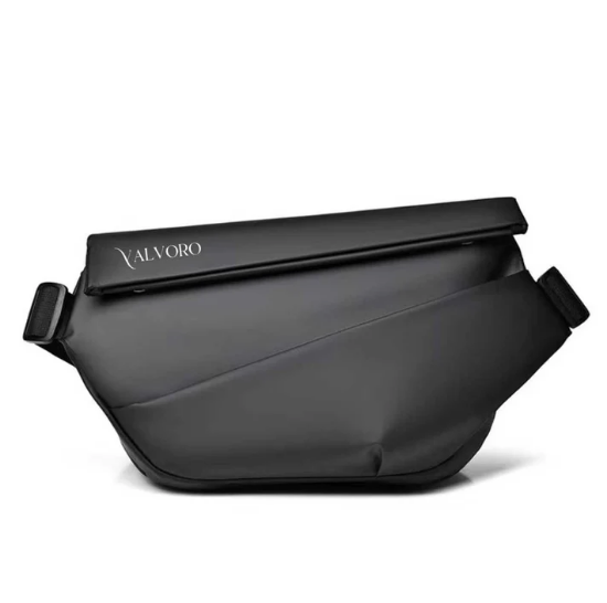 Εικόνα της Τσαντάκι Crossbody Valvoro 20x30x11 cm Μαύρο