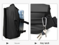 Εικόνα της Τσαντάκι Crossbody Valvoro 20x30x11 cm Μαύρο
