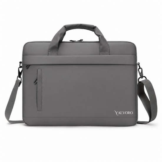 Εικόνα της Χαρτοφύλακας - Τσάντα Laptop 30x41x5cm VALVORO Γκρι