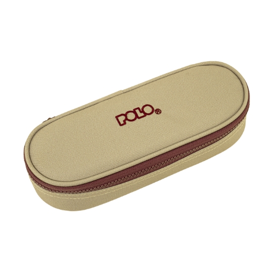 Εικόνα της ΚΑΣΕΤΙΝΑ POLO BOX OVAL ΔΙΧΡΩΜΗ BEIGE/BURGUNDY 2026 937003-7432