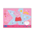 Εικόνα της ΜΠΛΟΚ ΖΩΓΡΑΦΙΚΗΣ PEPPA - HOP & PLAY 23X33 40ΦΥΛΛΑ ΑΥΤΟΚΟΛΛΗΤΑ-ΣΤΕΝΣΙΛ