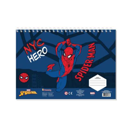 Εικόνα της ΜΠΛΟΚ ΖΩΓΡΑΦΙΚΗΣ SPIDERMAN NYC HERO 23X33 40ΦΥΛΛΑ ΑΥΤΟΚΟΛΛΗΤΑ-ΣΤΕΝΣΙΛ