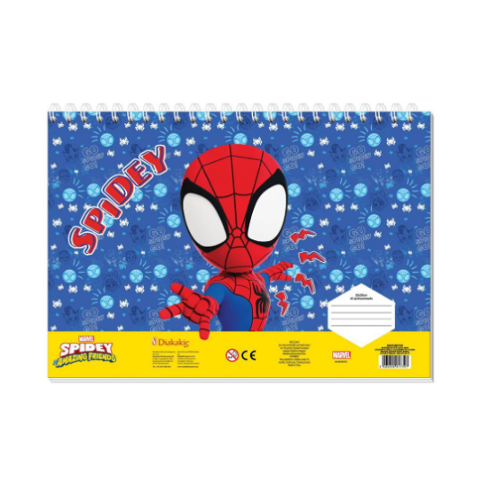 Εικόνα της ΜΠΛΟΚ ΖΩΓΡΑΦΙΚΗΣ SPIDEY GO SPIDEY GO! 23X33 40ΦΥΛΛΑ ΑΥΤΟΚΟΛΛΗΤΑ-ΣΤΕΝΣΙΛ