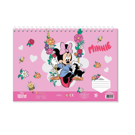 Picture of PAINTING BLOCK MINNIE PINK 23X33 40 SHEETS STICKERS-STENCIL